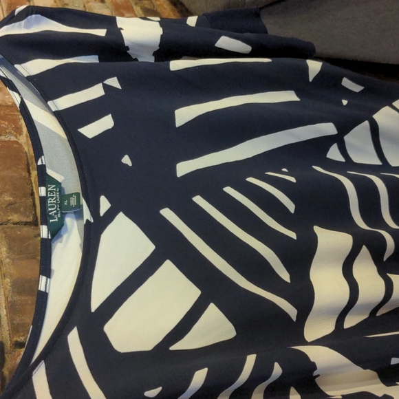 Ralph Lauren geometric print dress - Picture 2 of 3